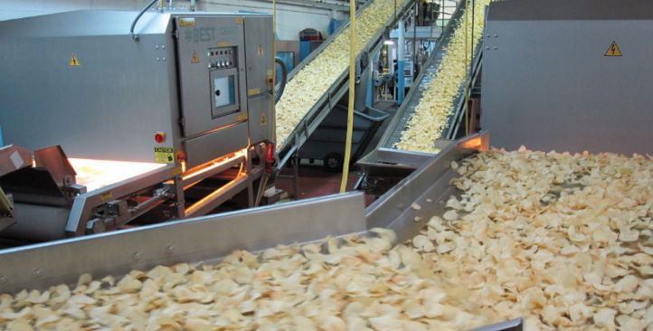 Sortierung von Kartoffelchips bei Old Dutch