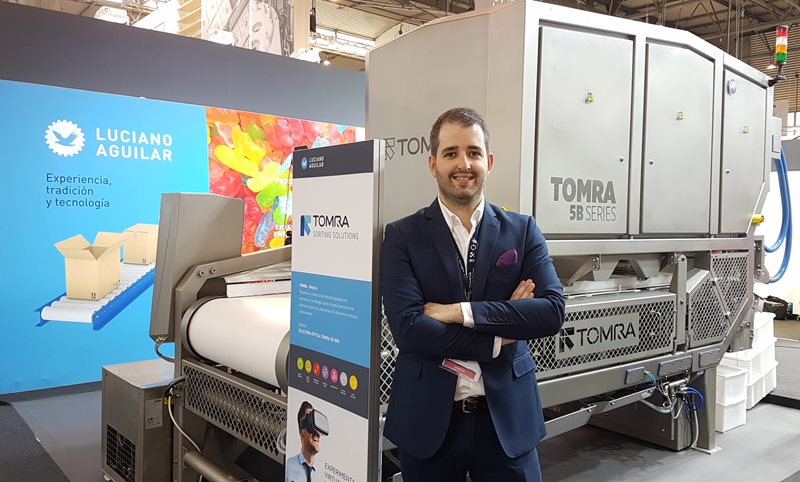 Hispack Alejandro Palacios Director de ventas de TOMRA Sorting Food par España