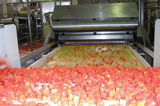Machine de tri des tomates