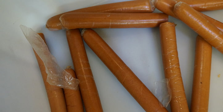 Trieuse des hot-dogs de TOMRA