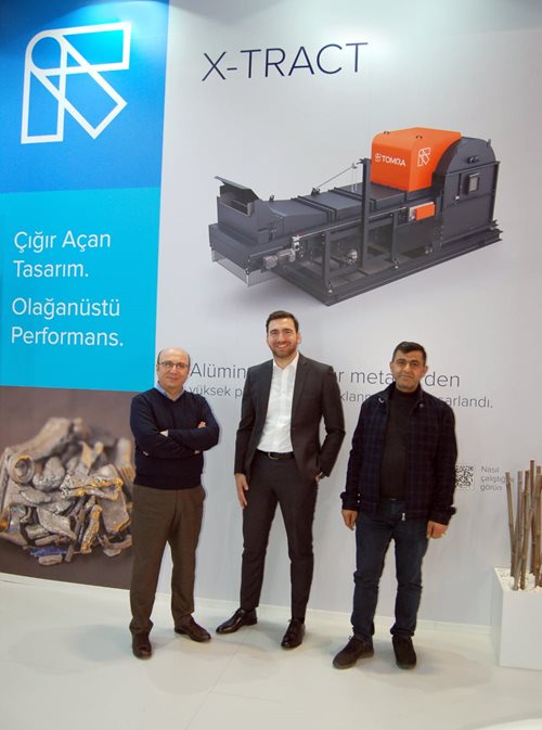 Okal Metal, yüksek kaliteli biyet üretimi için Türkiye’de TOMRA X-TRACT™ makinesini kullanacak ilk firma oluyor